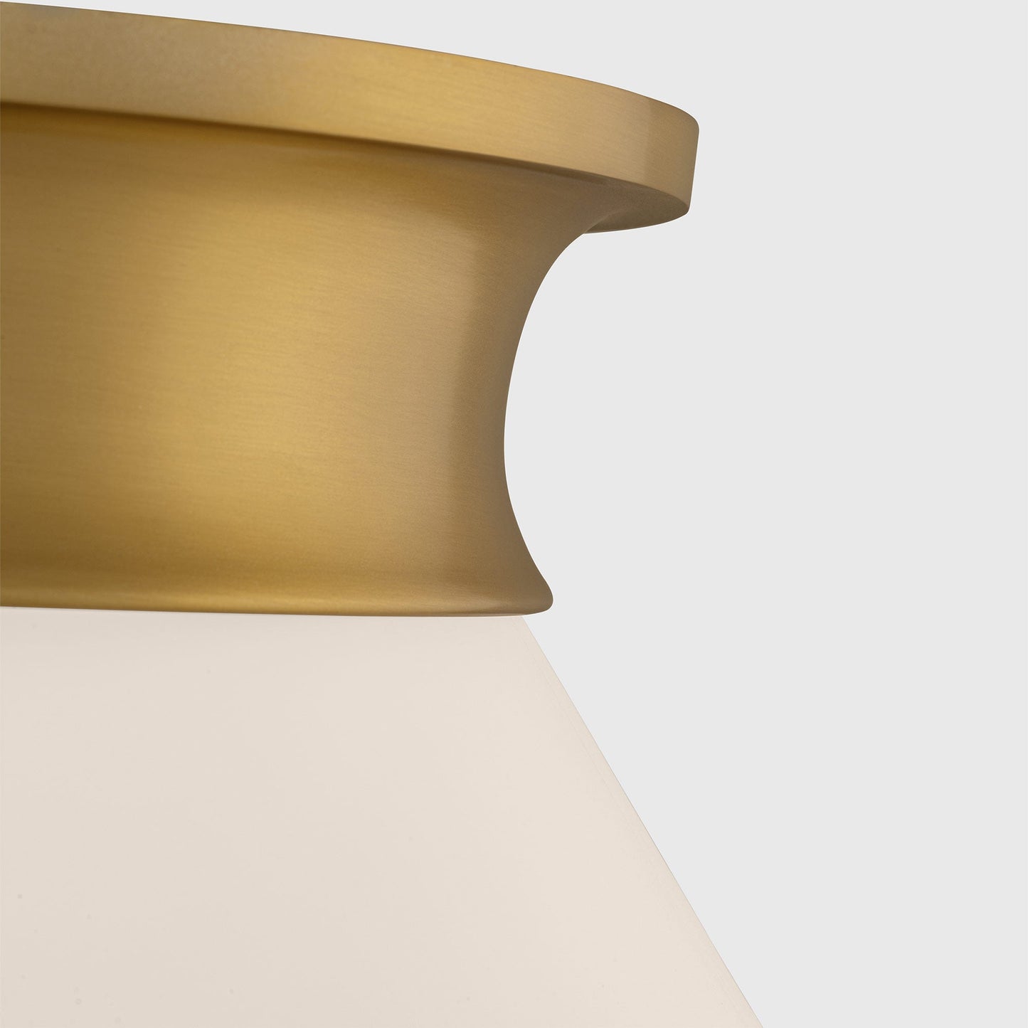 Panos Flush Mount Ceiling Light in Detail.