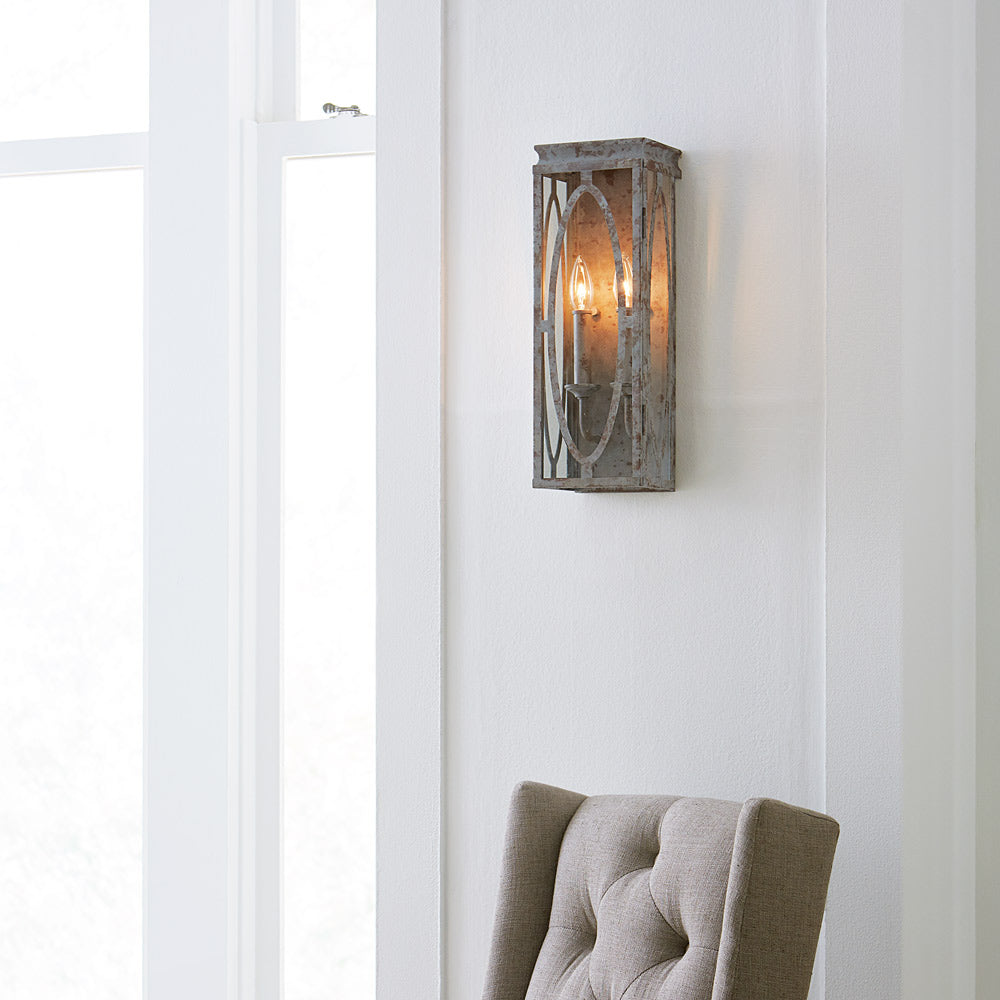 Patrice Bath Wall Light in living room.