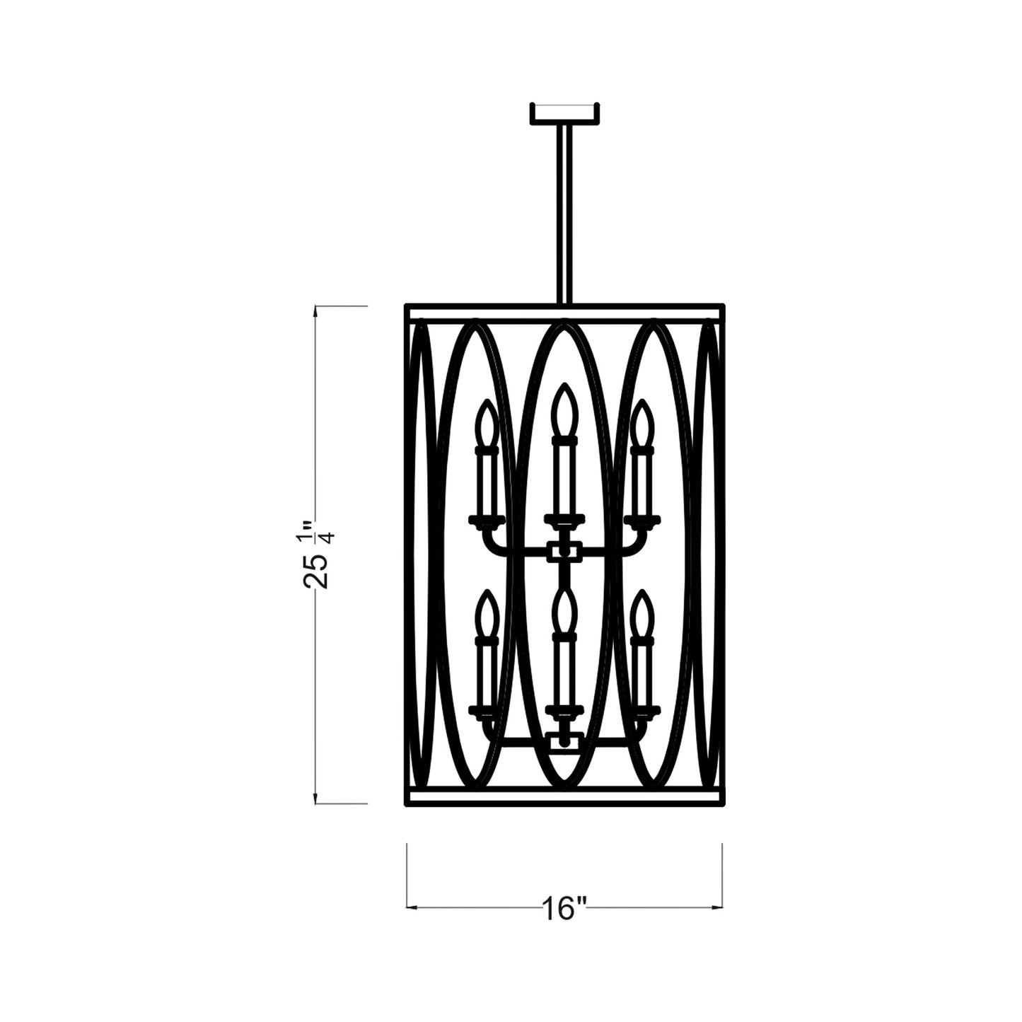 Patrice Chandelier - line drawing.