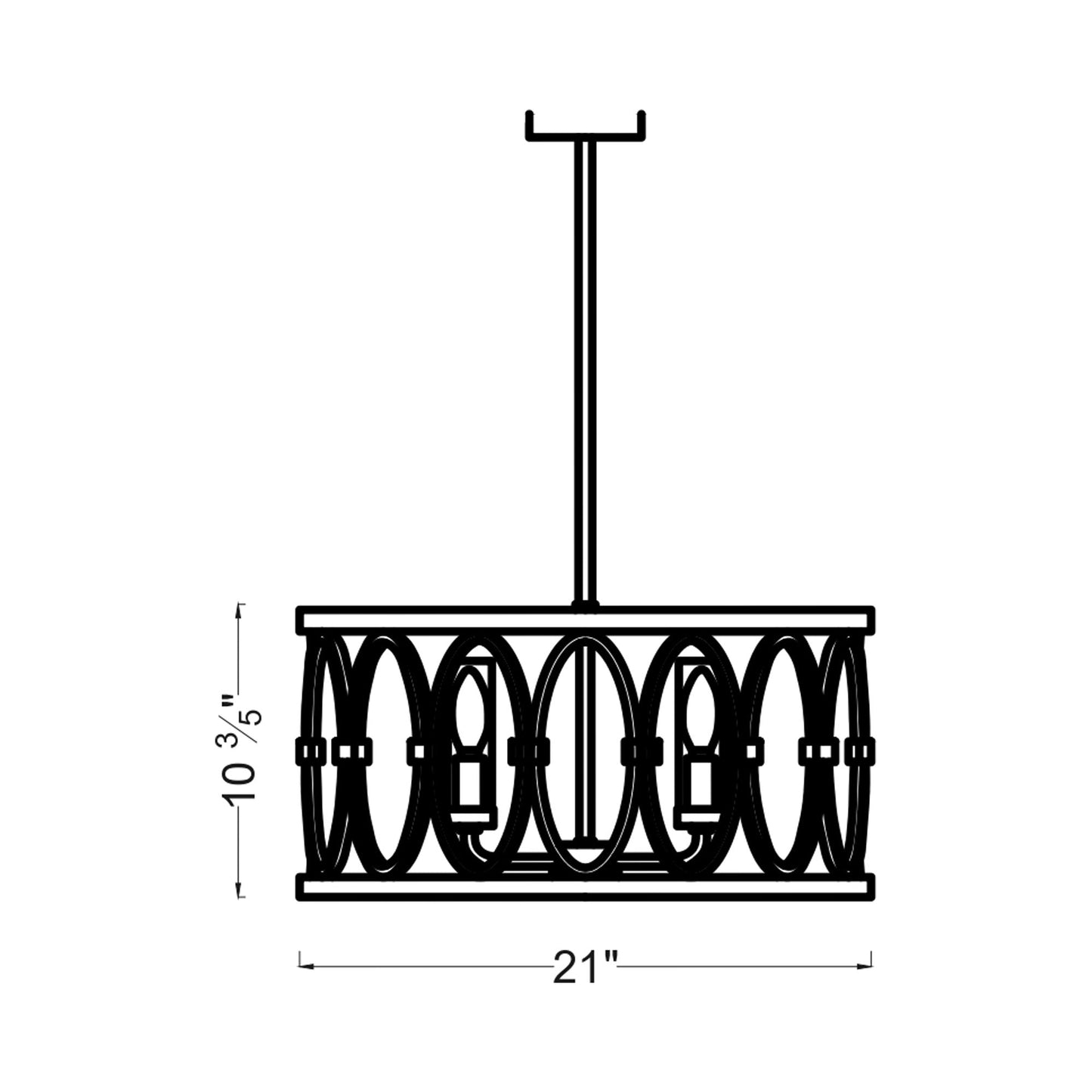 Patrice Chandelier - line drawing.