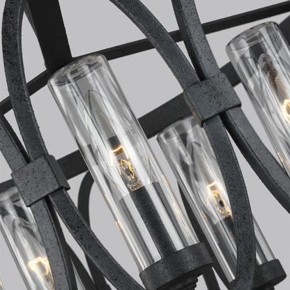 Patrice Outdoor Chandelier in Detail.