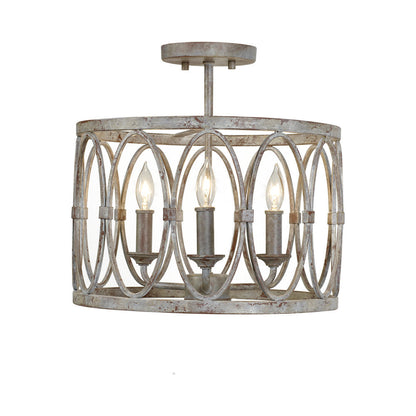 Patrice Semi-Flush Mount Ceiling Light in Detail.