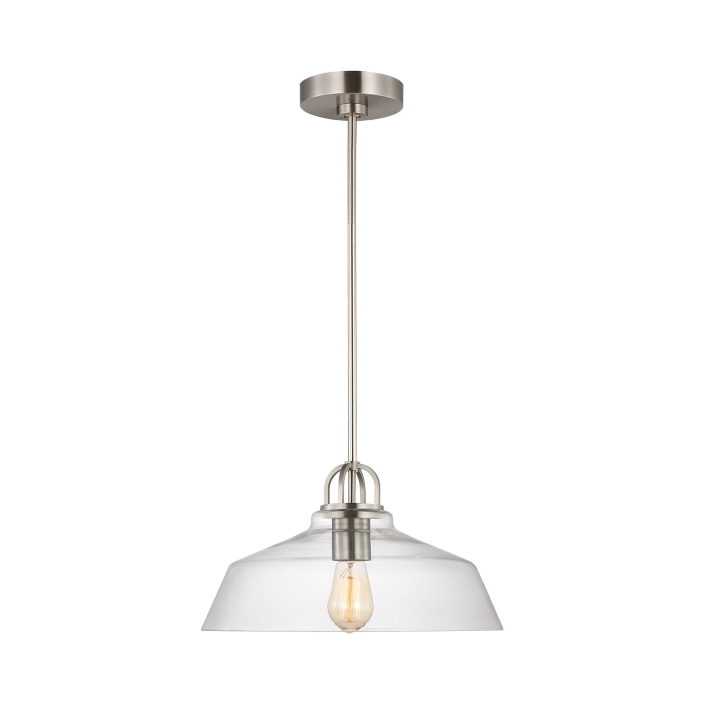 Payton Pendant Light in Brushed Steel (Small).