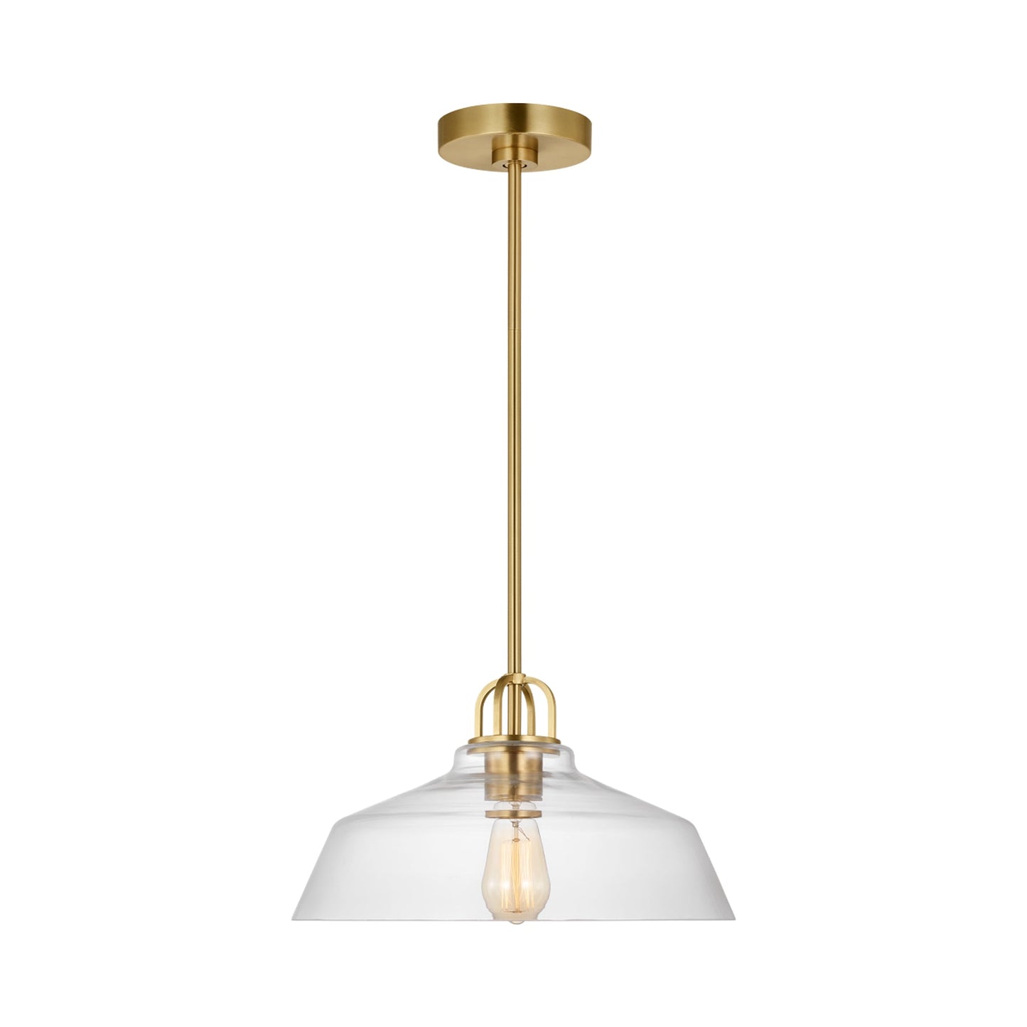 Payton Pendant Light in Satin Brass (Small).