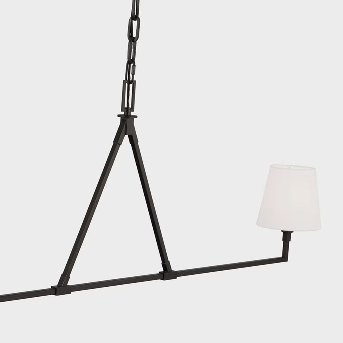 Perth Linear Chandelier in Detail.