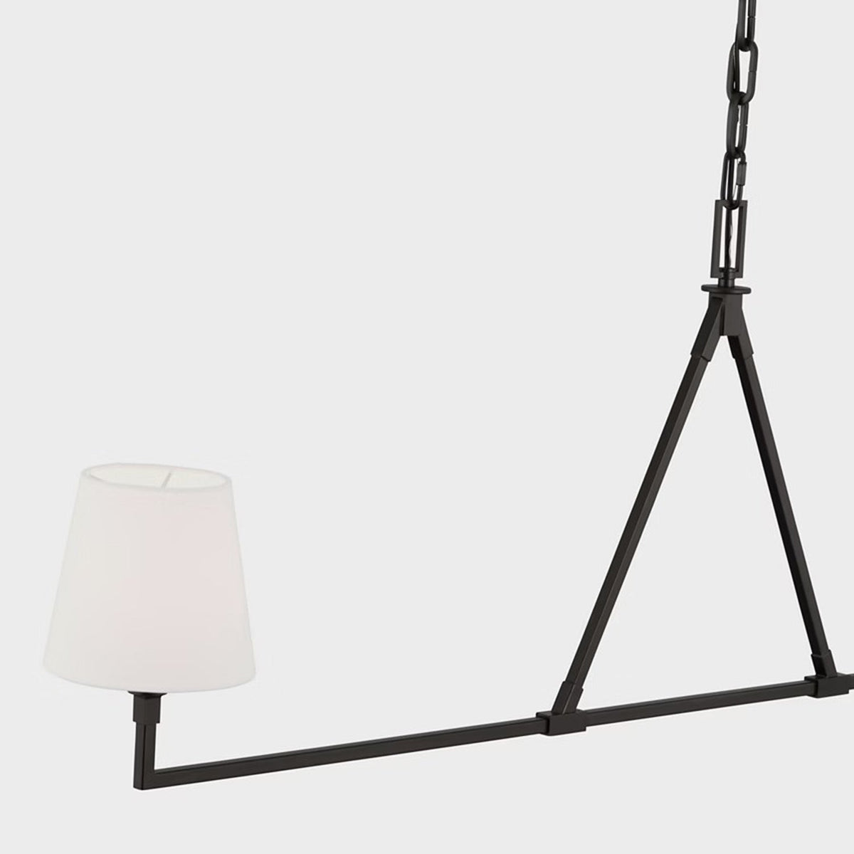 Perth Linear Chandelier in Detail.