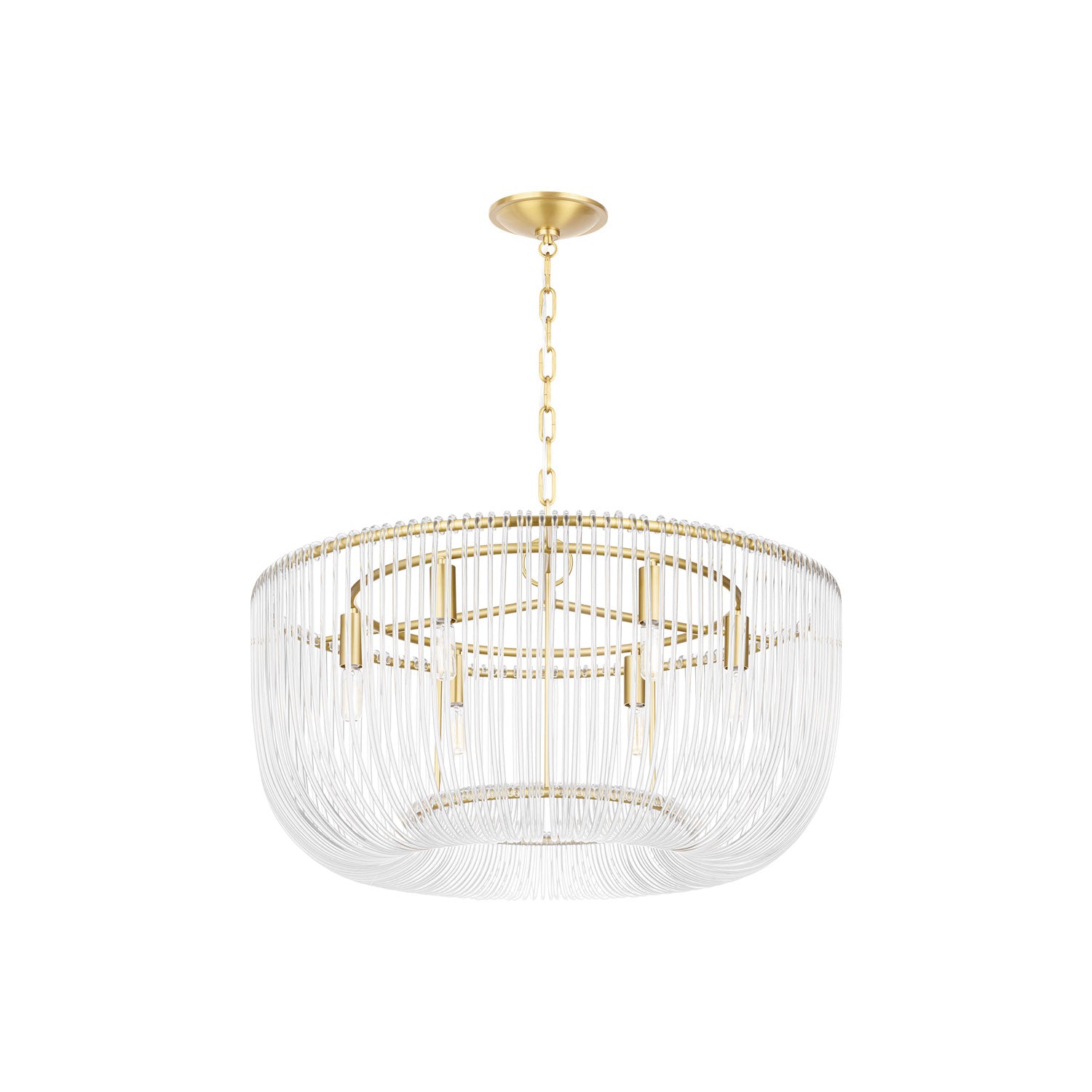 Pierce Pendant Light in Burnished Brass (Medium).