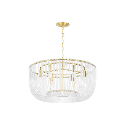 Pierce Pendant Light in Burnished Brass (Medium).