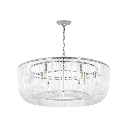 Pierce Pendant Light in Polished Nickel (Large).