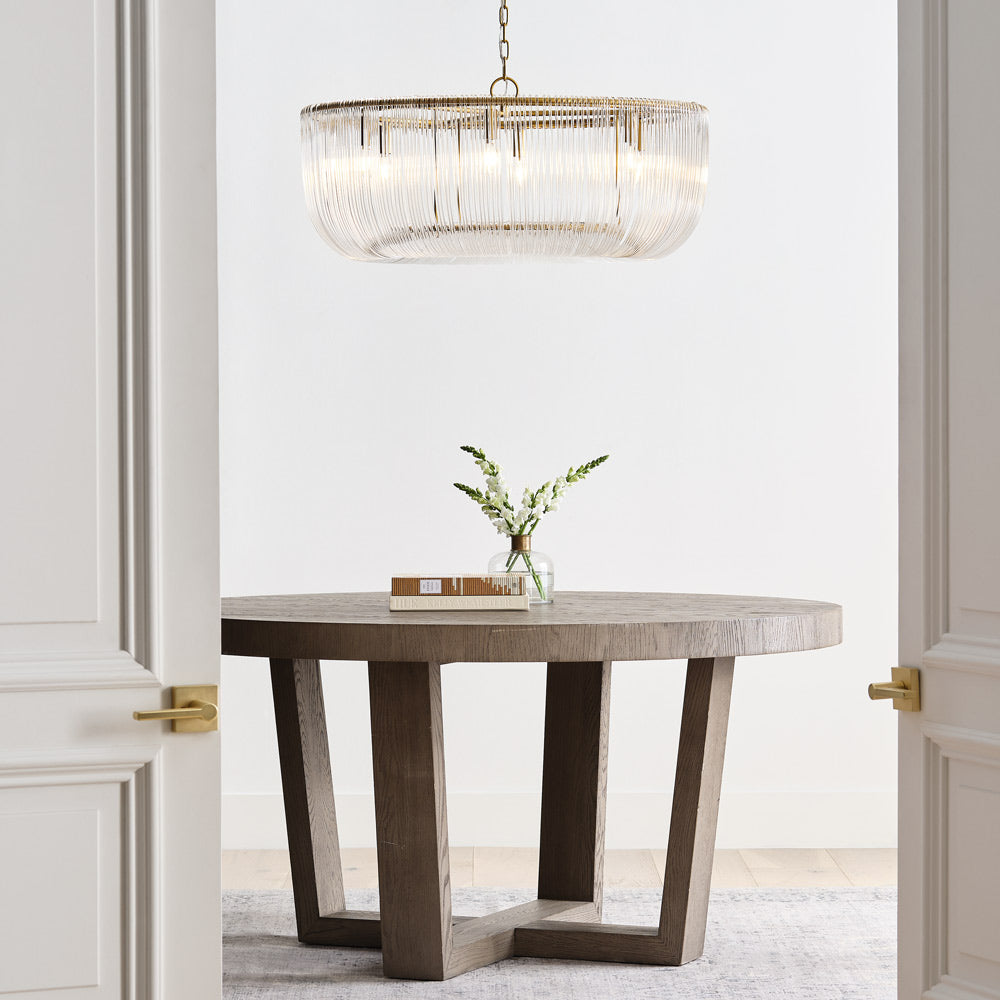 Pierce Pendant Light in living room.