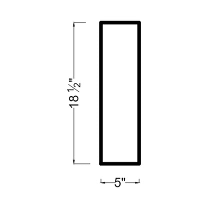 Pohl Outdoor Two Light Wall Light - line drawing.
