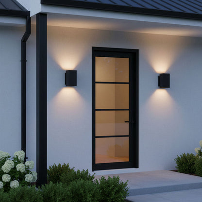 Pohl Outdoor Wall Light in Outside Area.