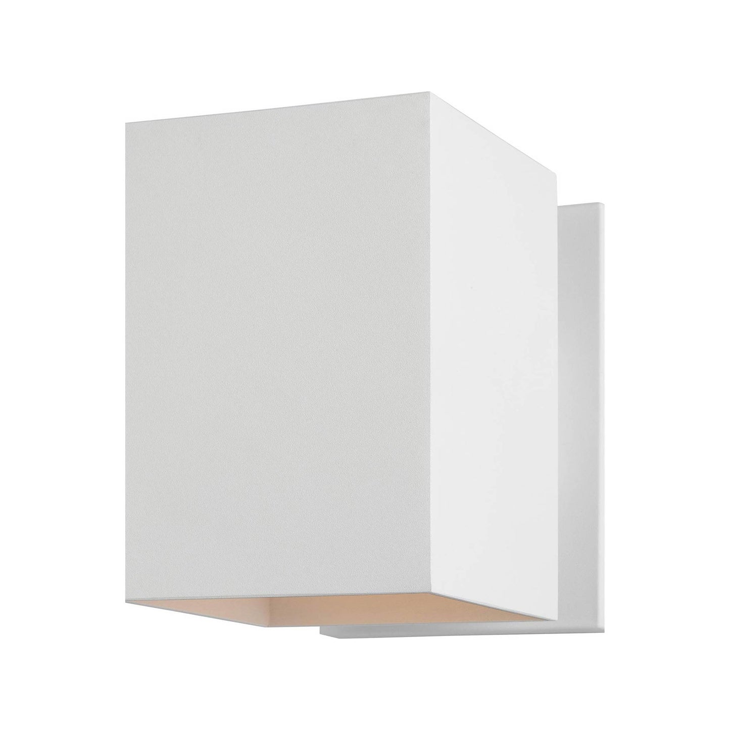 Pohl Outdoor Wall Light in Textured White (Small).