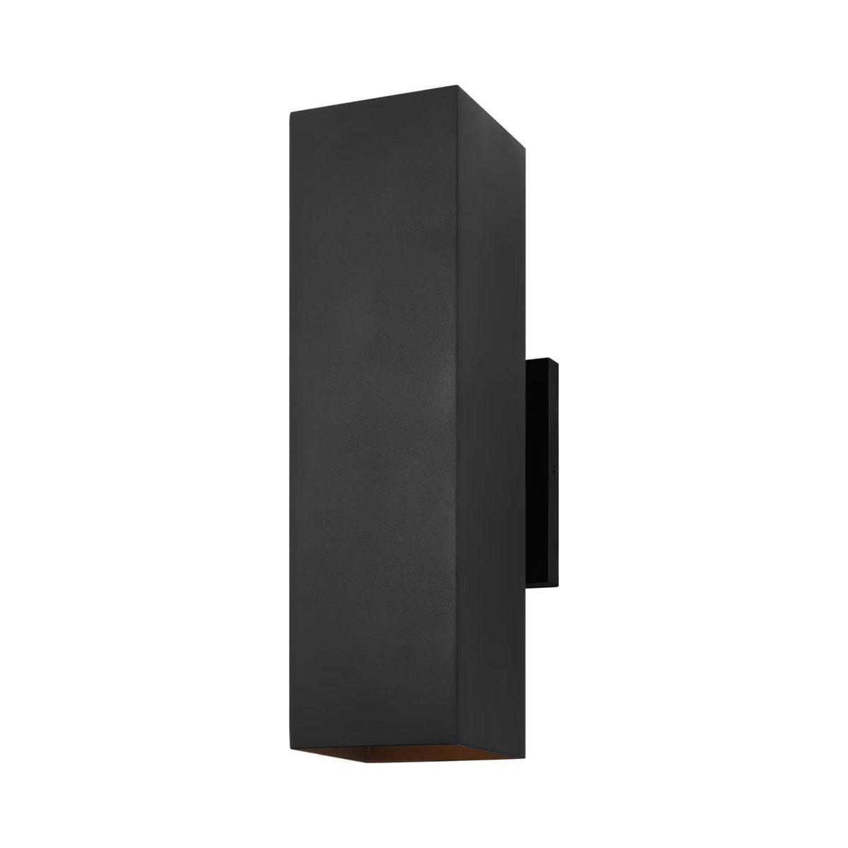 Pohl Outdoor Wall Light in Textured Black (18.5-Inch).