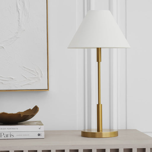 Porteau Table Lamp in living room.