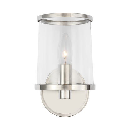Reynolds Bath Vanity Light in Polished Nickel (Small).