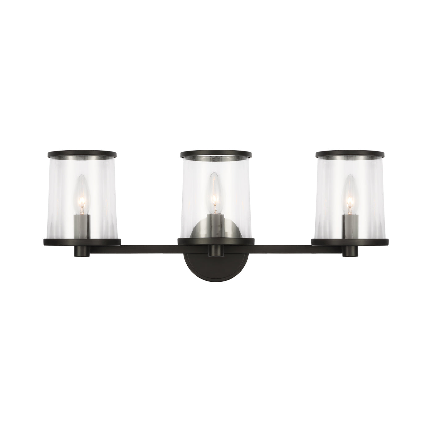 Reynolds Bath Vanity Light in Aged Iron (Large).