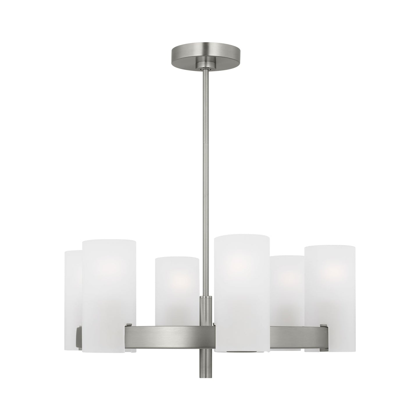 Rhode Chandelier in Brushed Steel (Medium).