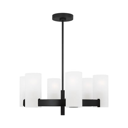 Rhode Chandelier in Midnight Black (Medium).