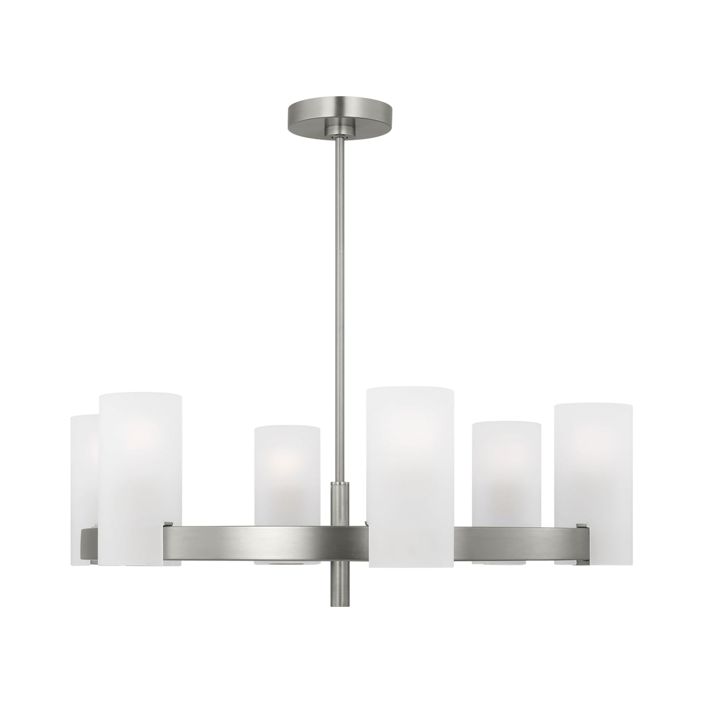Rhode Chandelier in Brushed Steel (Large).