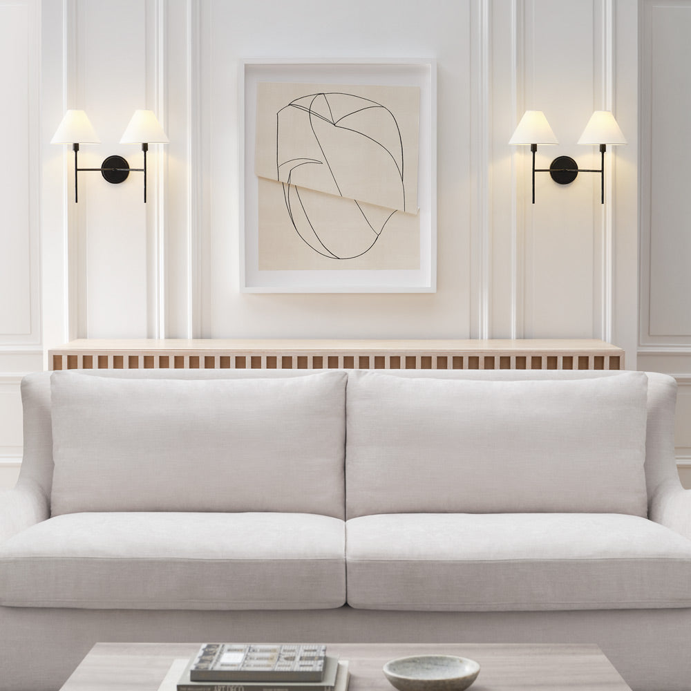 Ridgewood Wall Light in living room.