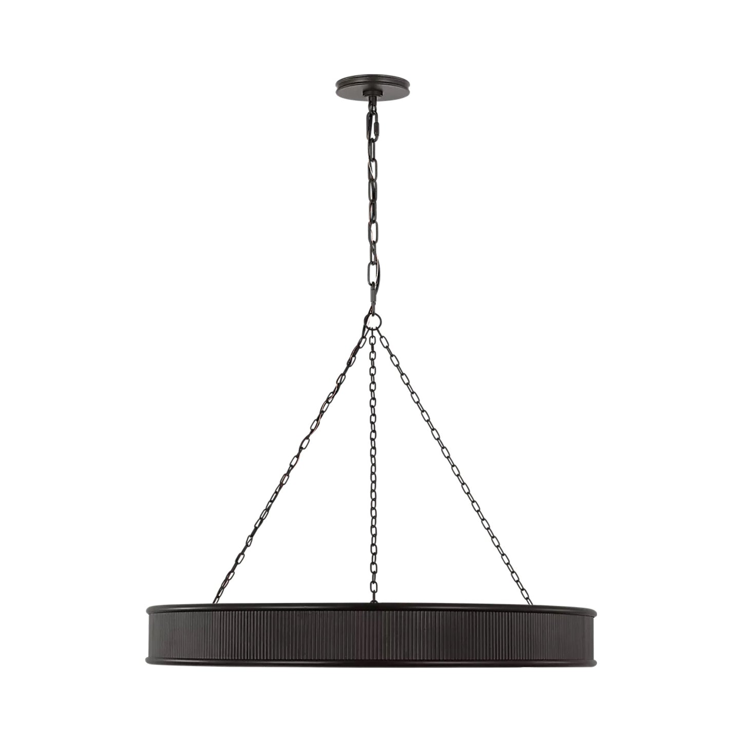 Ritz Chandelier in Aged Iron (36-Inch).