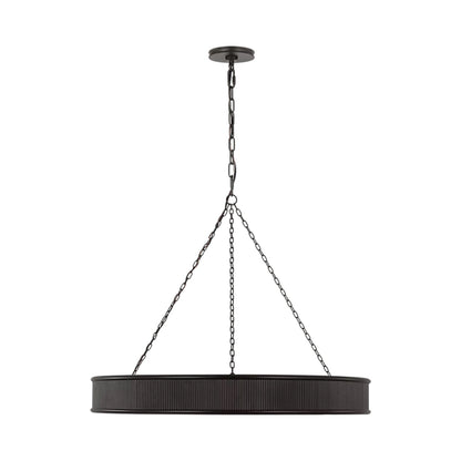 Ritz Chandelier in Aged Iron (36-Inch).