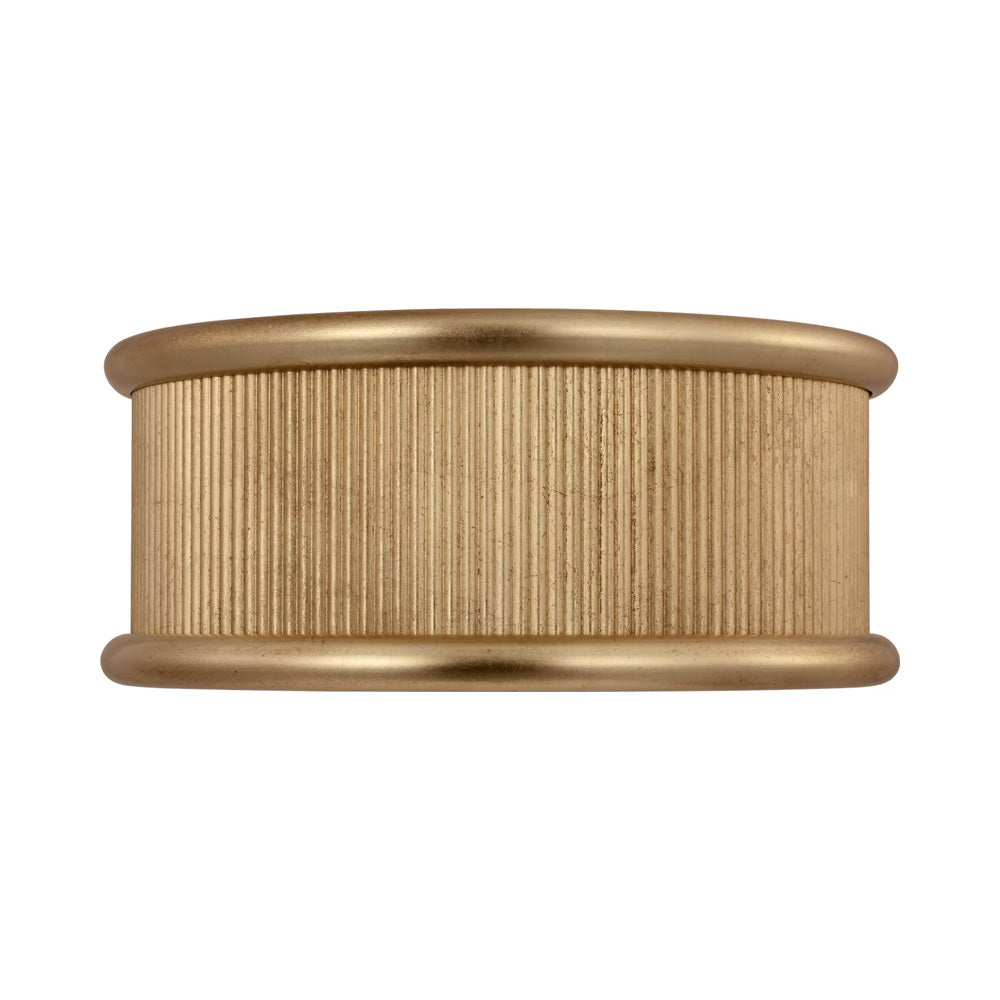 Ritz Drum Flush Mount Ceiling Light in Gild (14-Inch).