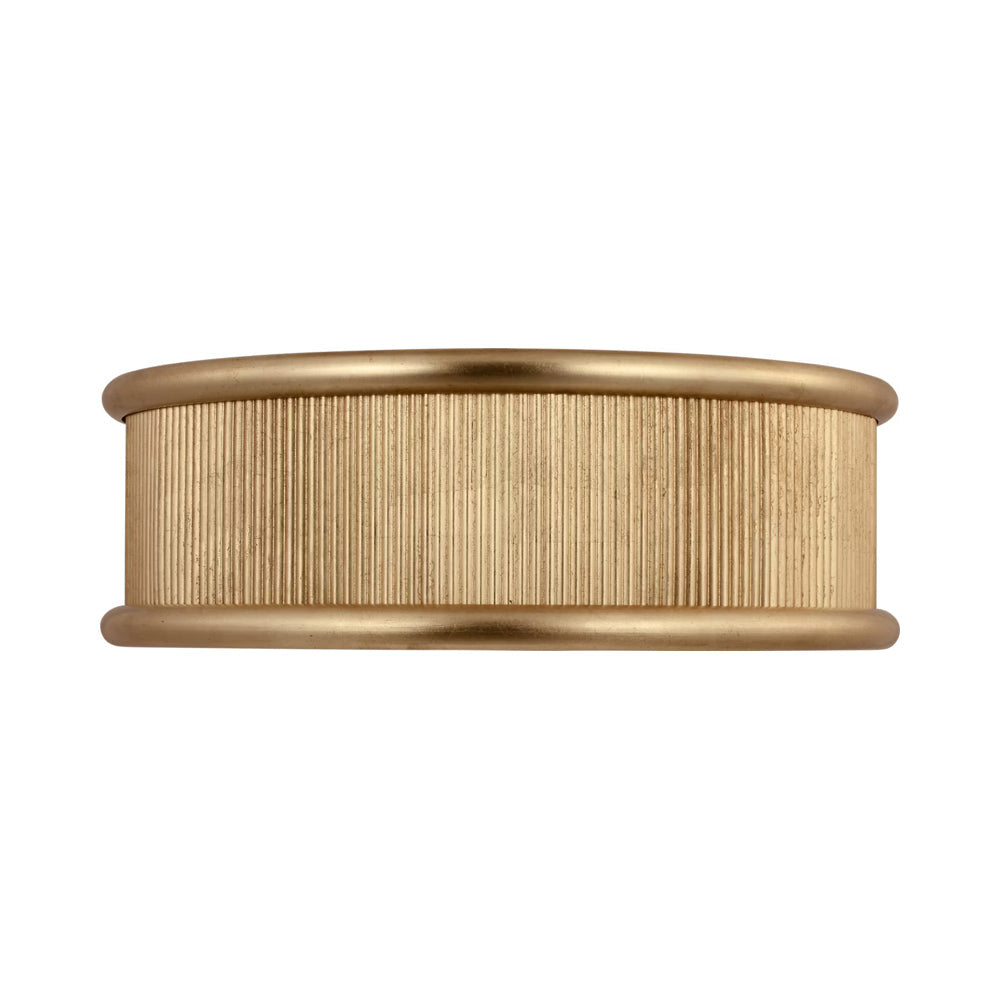 Ritz Drum Flush Mount Ceiling Light in Gild (18-Inch).