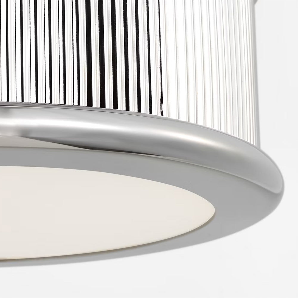 Ritz Drum Flush Mount Ceiling Light in Detail.