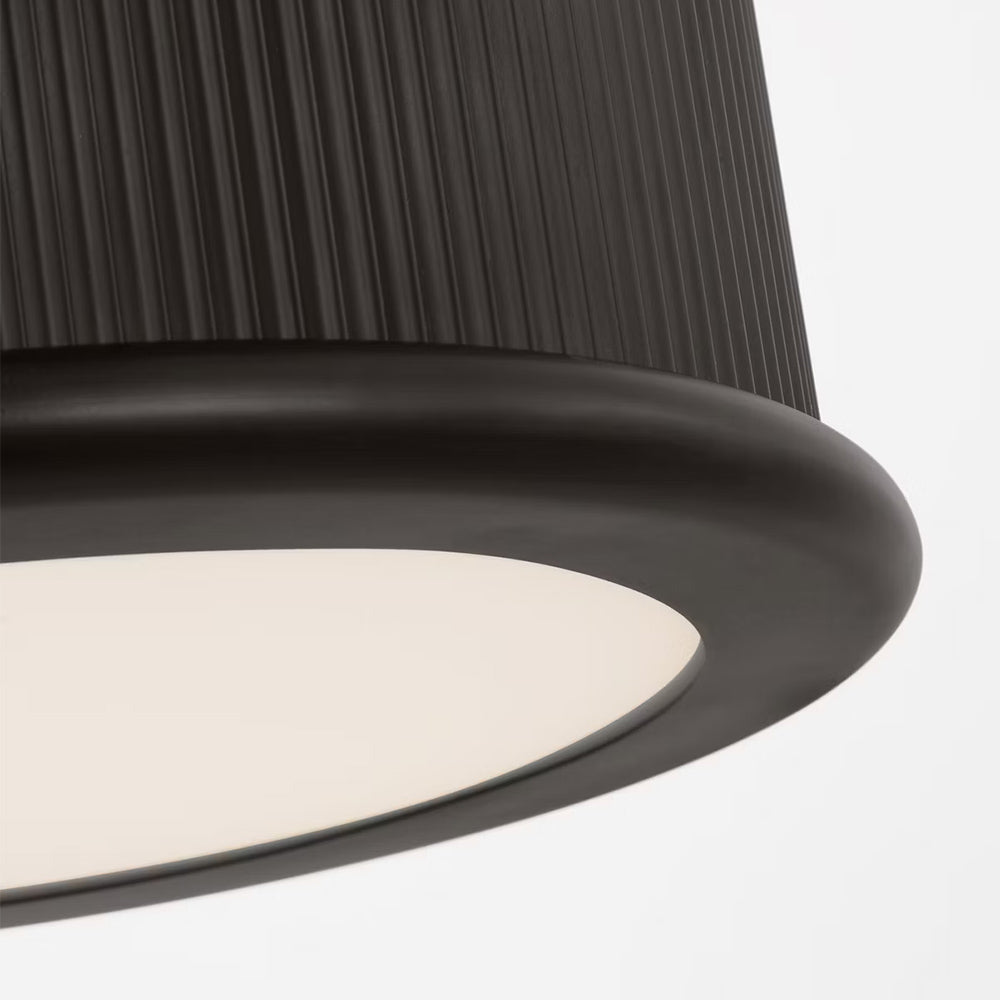 Ritz Drum Flush Mount Ceiling Light in Detail.