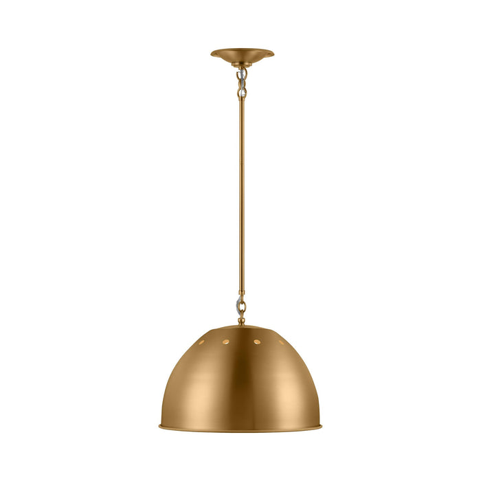 Robbie Pendant Light in Burnished Brass (Large).