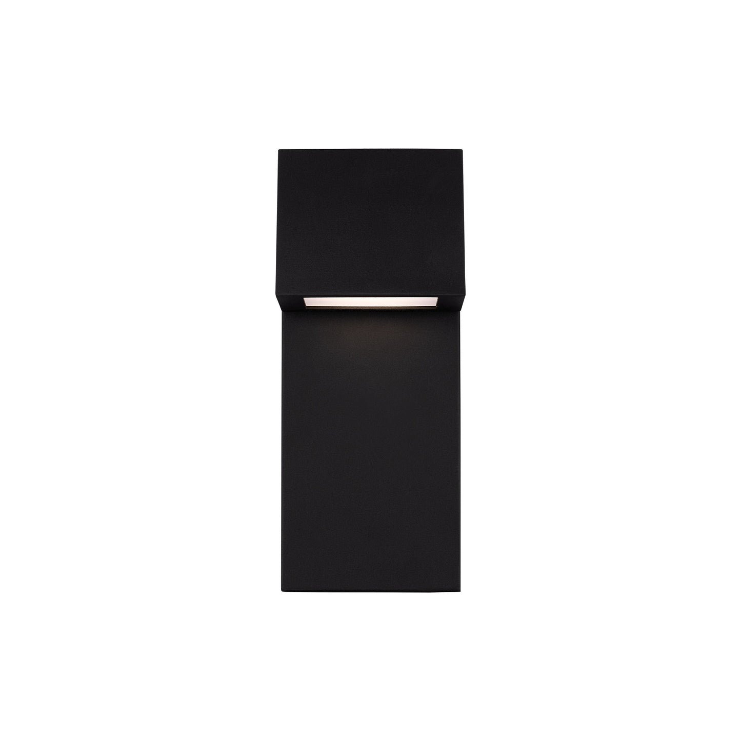 Rocha Outdoor LED Wall Light in Black (Small).