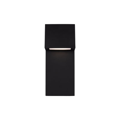 Rocha Outdoor LED Wall Light in Black (Small).