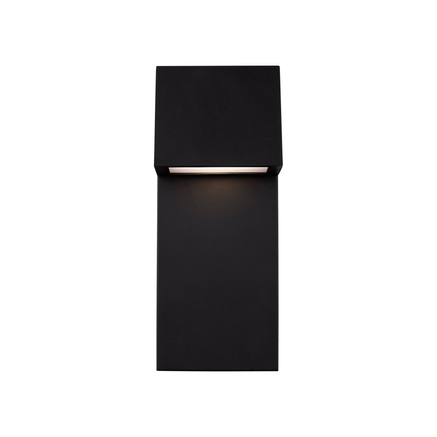 Rocha Outdoor LED Wall Light in Black (Medium).