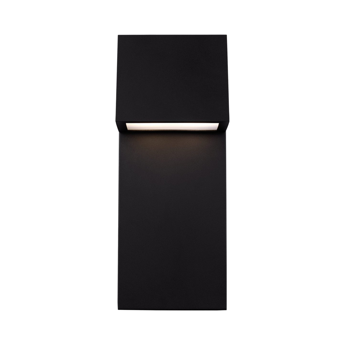 Rocha Outdoor LED Wall Light in Black (Large).