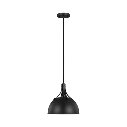 Rockland Pendant Light in Midnight Black.