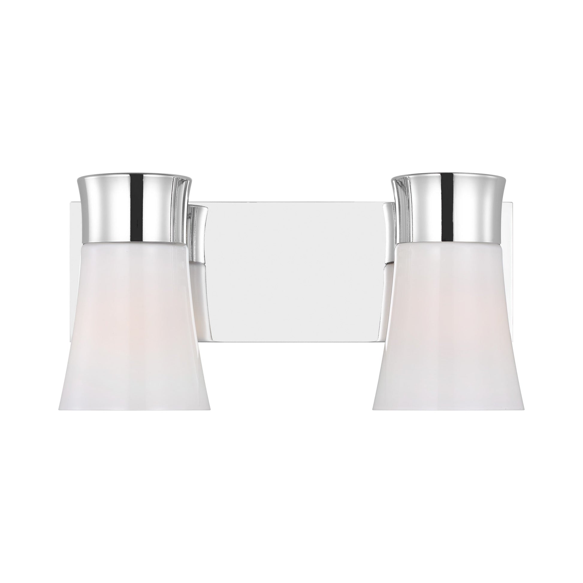 Roy Bath Vanity Light in Chrome (2-Light).
