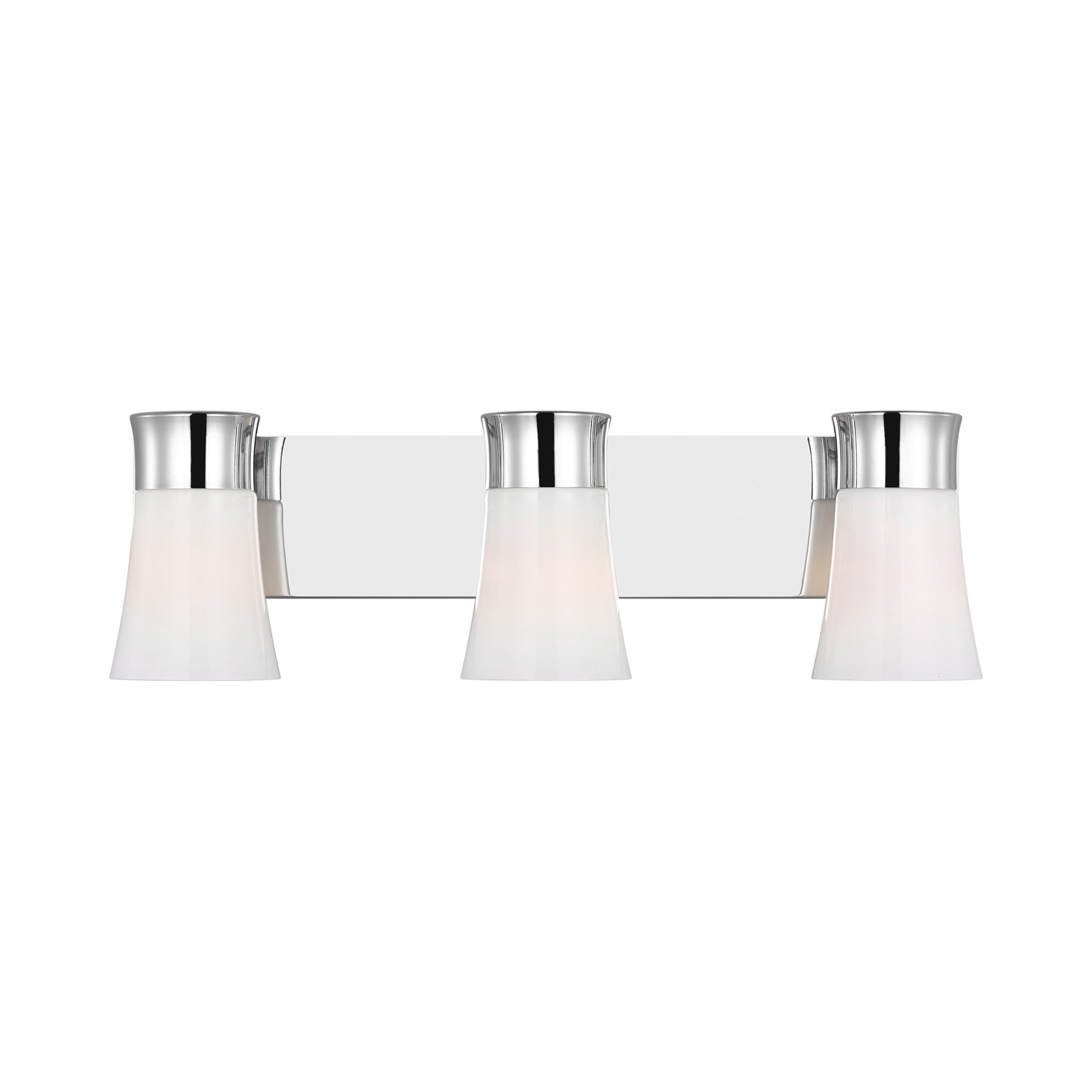 Roy Bath Vanity Light in Chrome (3-Light).