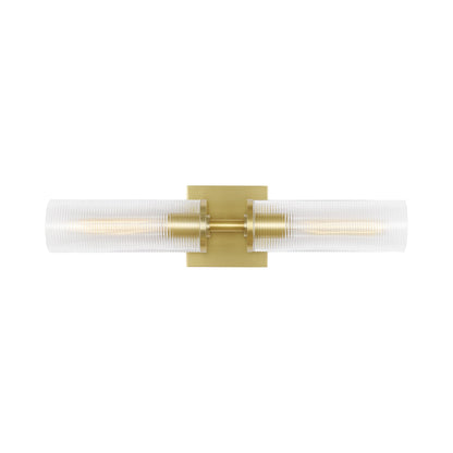 Sarita Wall Light in Satin Brass (2-Light).