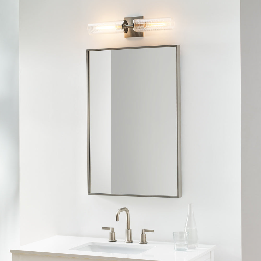 Sarita Wall Light in bathroom.