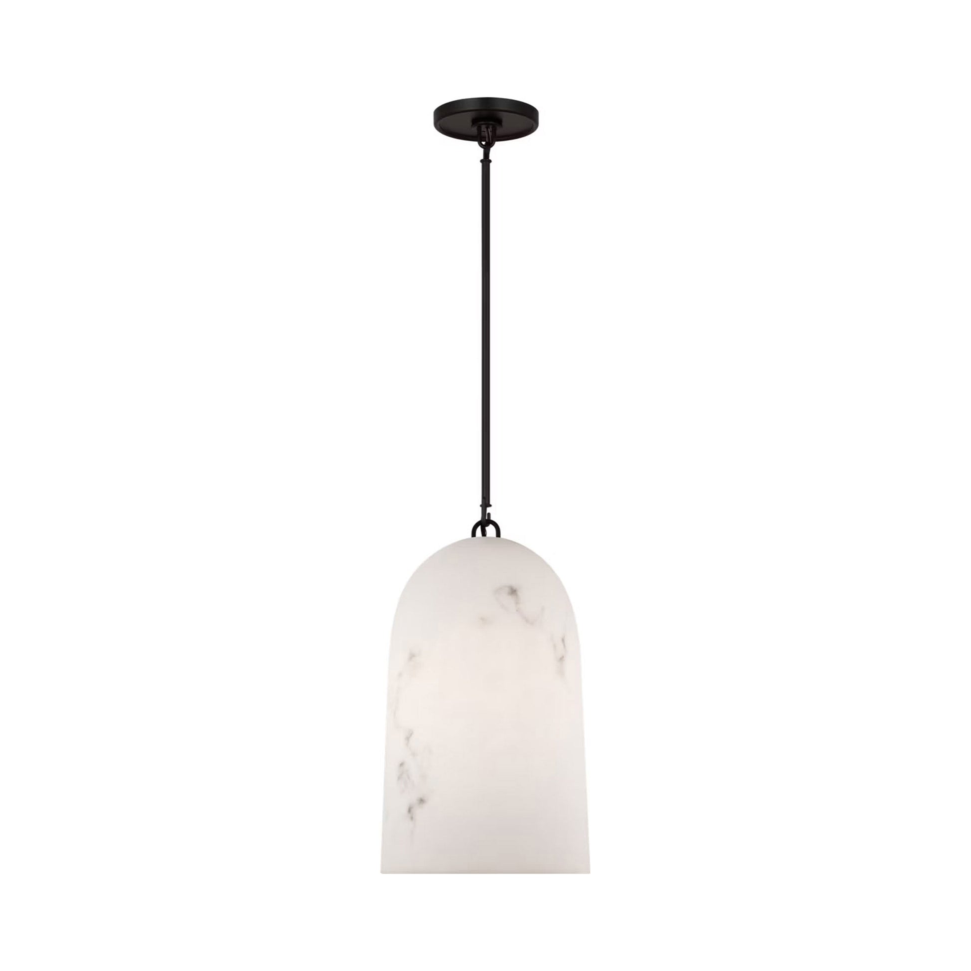 Savina Pendant Light in Aged Iron (10-Inch).