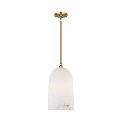 Savina Pendant Light in Burnished Brass (10-Inch).