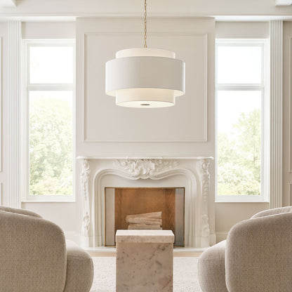 Sawyer Pendant Light in living room.