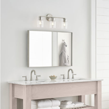 Sayward Bath Vanity Light in bathroom.