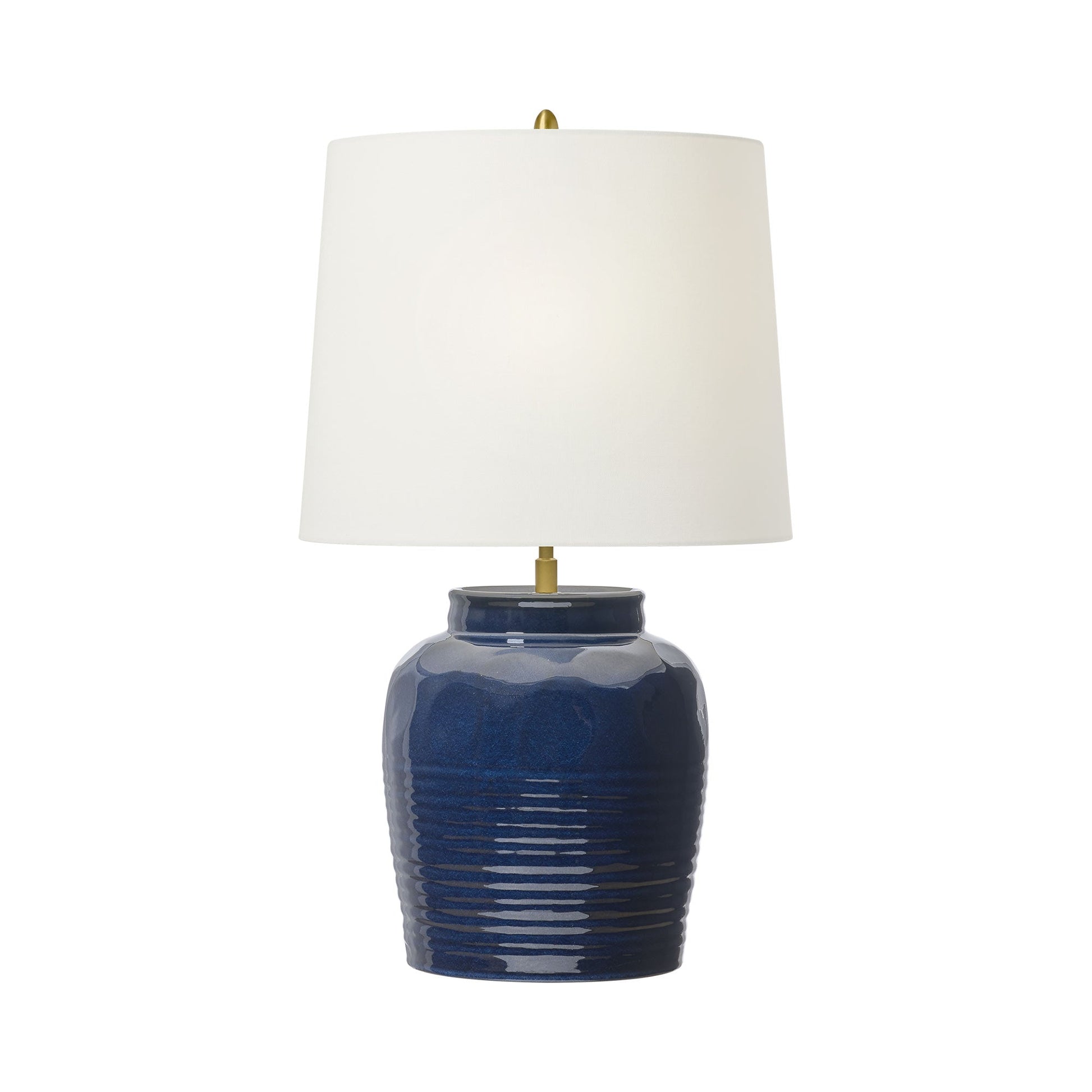 Selena Table Lamp in Mix Blue Brown.