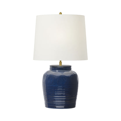 Selena Table Lamp in Mix Blue Brown.