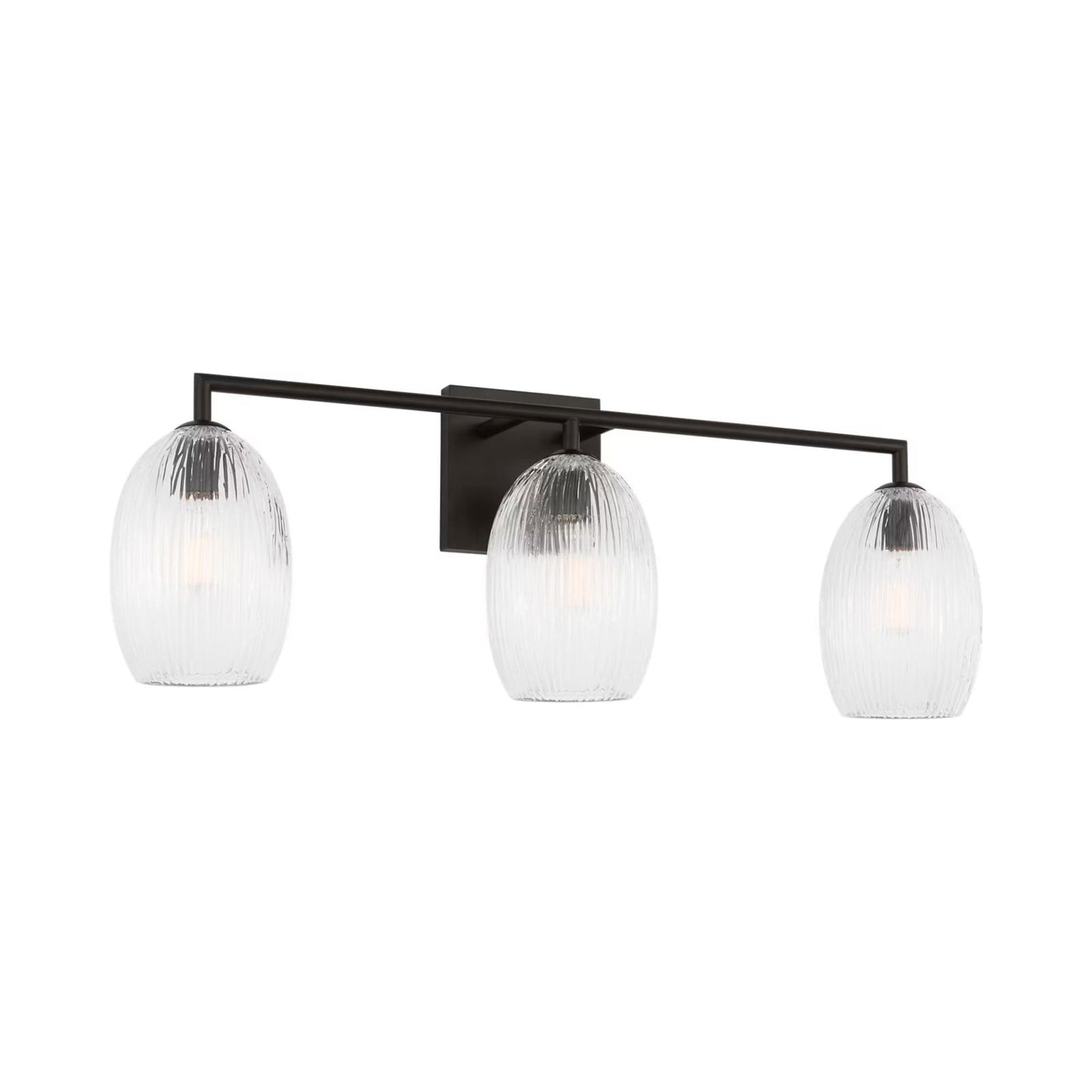 Serafina Bath Vanity Light in Aged Iron (3-Light).