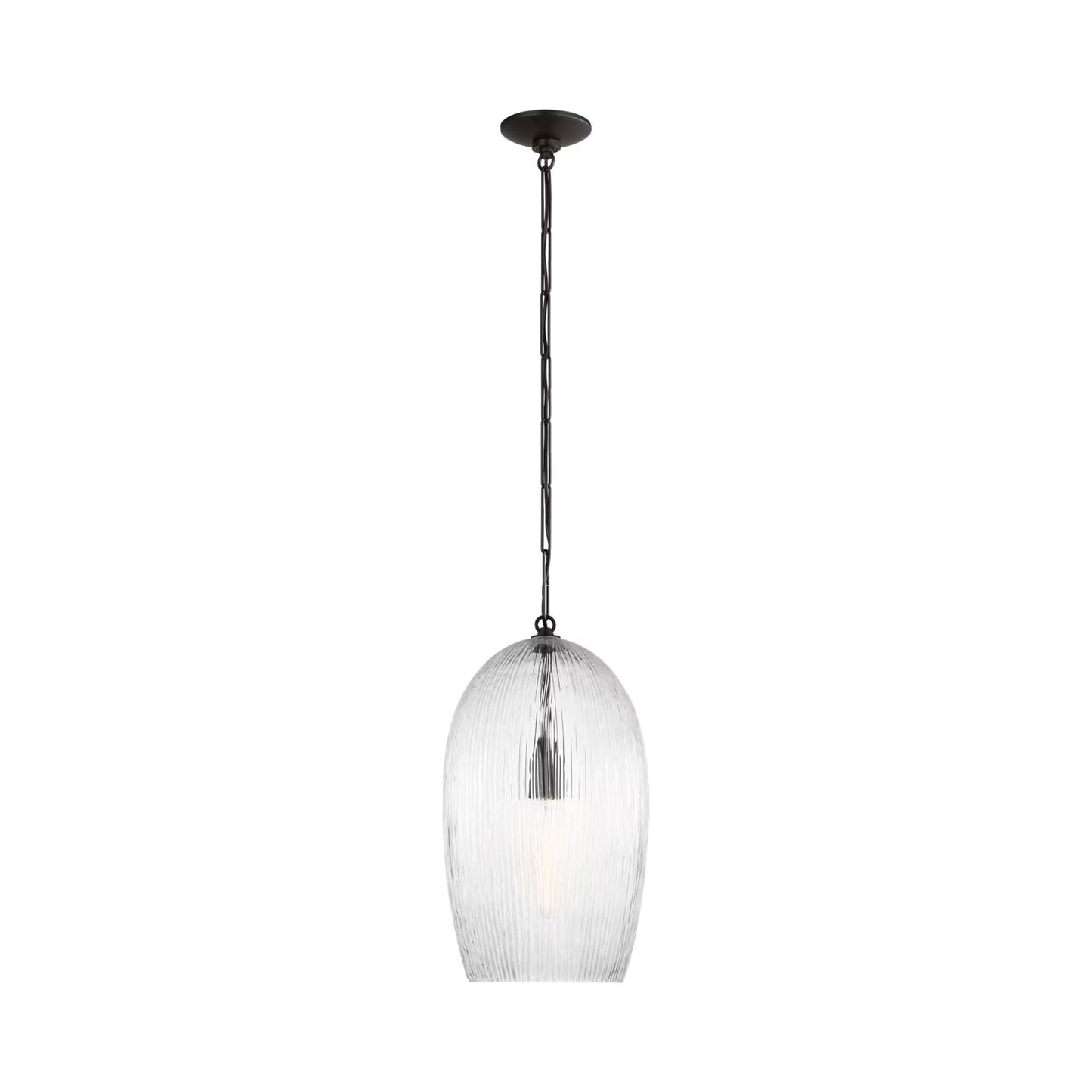 Serafina Pendant Light in Aged Iron.