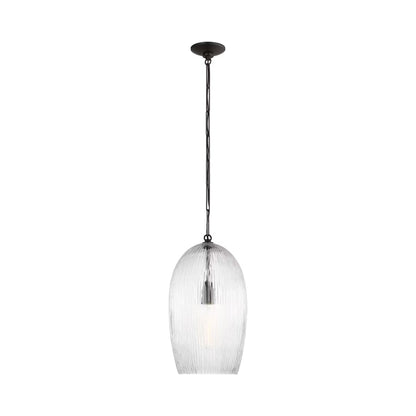 Serafina Pendant Light in Aged Iron.